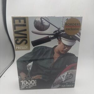 Elvis Presley On Motorcycle Aquarius 1000 Pcs Borders Exclusive Jigsaw Puzzle